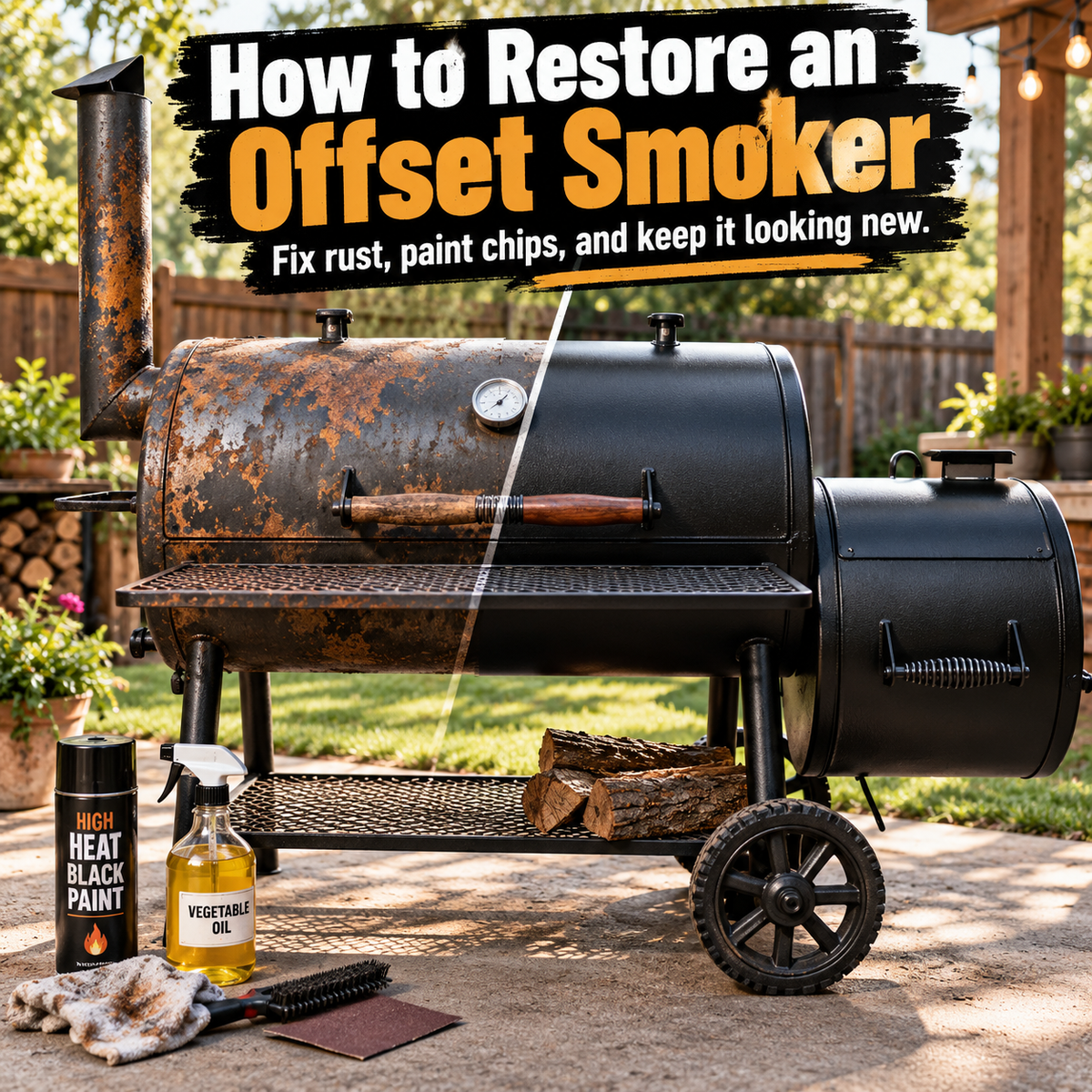 How to Restore an Offset Smoker and Prevent Rust